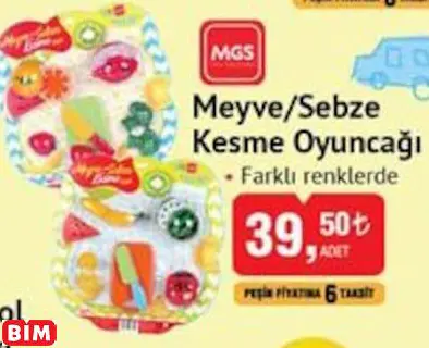 MGS MEYVE/SEBZE KESME OYUNCAĞI
